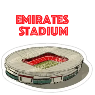 🏟 Emirates Stadium stadium, emirates, football, sports, arena telegram sticker