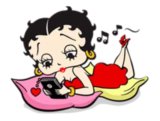 BETTY BOOP whatsapp stickers