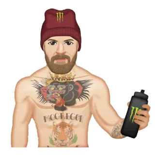 🤘 Conor McGregor MCGREGOR Conor McGregor, Combattant MMA, Tatouage, Monster Energy, Combattant, Athlète telegram sticker