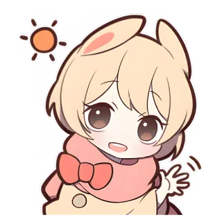 Сладкий зайчик @nyasticks whatsapp stickers