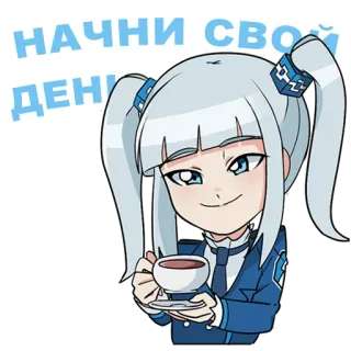 RKN-chan by RIKANI telegram stickers