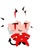 🐞 Lucifer Helltaker Anime, Hoạt hình, Đỏ, Ác quỷ, Game, Helltaker, Lucifer whatsapp sticker