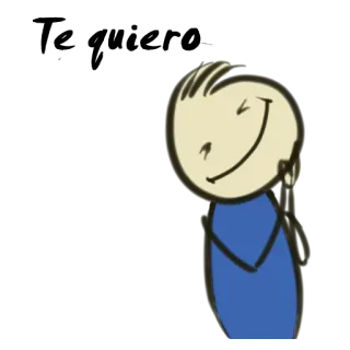 ❤ desenho animado, desenho, pessoa, sorriso, feliz telegram sticker