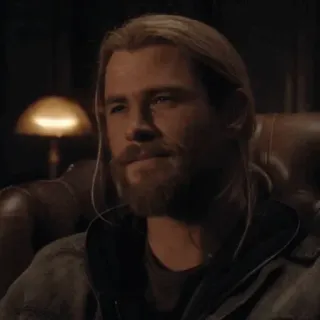 ⚡️ Thor Thor, Marvel, Chris Hemsworth, Filmfigur, Superheld, Porträt telegram sticker
