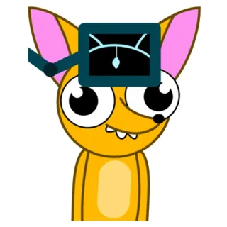 🥴 cartone animato, animale, personaggio, arte digitale telegram sticker