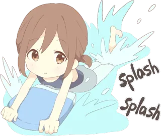Summer girlfriend ENG :: @line_stickers telegram stickers