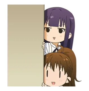 👀 Anime, Chibi, Mignon, Filles, Dessin animé, Personnages telegram sticker
