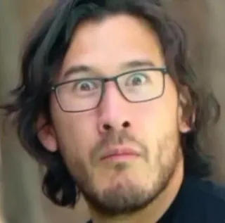 😱 Markiplier markiplier, youtube, youtuber, personnalité internet, drôle, mème telegram sticker