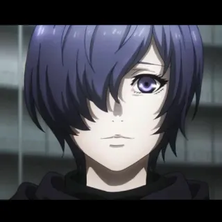❤️ Touka Kirishima Tokyo Ghoul Anime, Manga, Tokyo Ghoul, Touka, Charakter, Weiblich telegram sticker