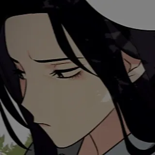 😔 Anime, Mangá, Triste, Menina, Mulher, Emocional telegram sticker