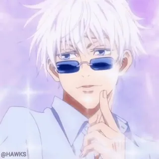 ✨ Satoru Gojo Jujutsu Kaisen Anime, Gojo, Satoru, Jujutsu Kaisen, Cool, Estiloso telegram sticker