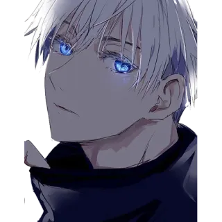 😒 Gojo Satoru Jujutsu Kaisen อนิเมะ, มังงะ, โกะโจ ซาโตรุ, มหาเวทย์ผนึกมาร, ตัวละคร telegram sticker