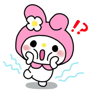 My Melody @StickersCloud telegram stickers
