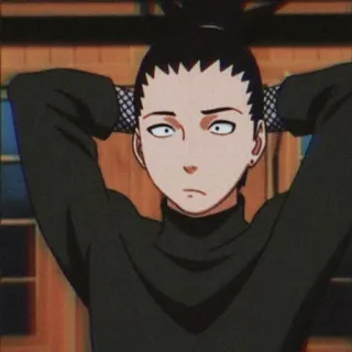 👀 Shikamaru Nara Naruto Anime, Shikamaru, Nara, Naruto, Personaje, Vago, Ninja telegram sticker