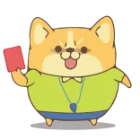 Corgi @IMG2D telegram stickers