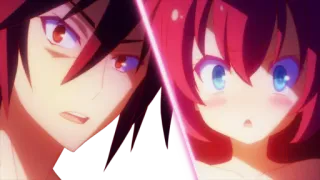 😲 Anime, Manga, Personajes, pelo rojo, Ilustración whatsapp sticker