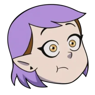😐 Amity Blight The Owl House cartoon, animated, character, The Owl House, Amity Blight telegram sticker