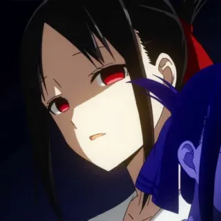 😡 Kaguya Shinomiya Kaguya-sama: Love Is War Аниме, Кагуя Синомия, Kaguya-sama Love is War, Мило, Манга, Японская анимация telegram sticker