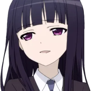 😀 Anime, Ragazza, Carina, Personaggio, Espressione, Manga whatsapp sticker