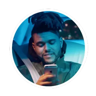 ☺️ The Weeknd Sänger, Musik, Musiker, Künstler, The Weeknd whatsapp sticker