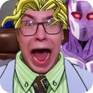 😎 Yoshikage Kira JoJo's Bizarre Adventure whatsapp sticker