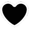 ༽🖤༼ ༻ @bezdomnyefei telegram emojis 🖤