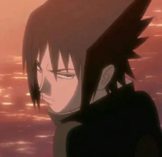 😒 Sasuke Uchiha Naruto anime, character, sasuke, naruto, manga telegram sticker
