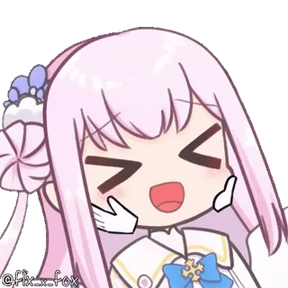 🤗 @fix_x_fox mignon, anime, personnage, sticker, fille whatsapp sticker
