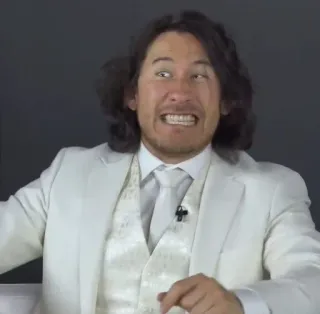 😬 Markiplier youtubeur, markiplier, drôle, mème, célébrité telegram sticker