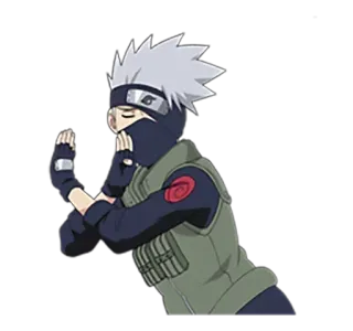 ⚡️ Kakashi Hatake Naruto anime, ninja, kakashi, hatake whatsapp sticker