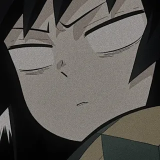 ⚠ Giyu Tomioka Demon Slayer Anime, Manga, Personaggio, Giyu Tomioka, Demon Slayer whatsapp sticker