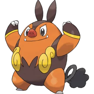 🐉 Pignite Pokemon pokemon, pignite, fire, fighting, anime, game telegram sticker