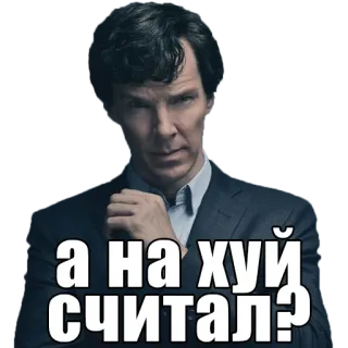🤨 А на хуй считал? telegram sticker