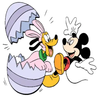 Disney Пасха @StikerDi telegram stickers