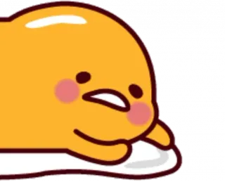 🥞 Gudetama gudetama, uovo pigro, sanrio, cartone animato, uovo whatsapp sticker