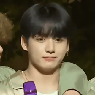 🖤 Jungkook K-Pop, Sänger, Idol, BTS, Koreanisch, Popstar telegram sticker