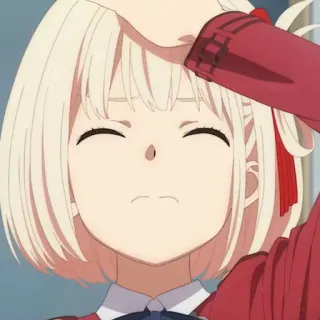 🎗 Chisato Nishikigi Lycoris Recoil アニメ, 女の子, 可愛い, リコリス・リコイル, 錦木千束, キャラクター, 漫画 telegram sticker