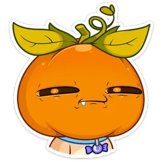 😒 호박, 할로윈, 만화, 스티커, 귀여운, 웃긴 telegram sticker