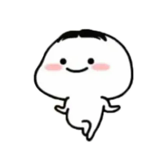 🕺 dibujo animado, lindo, feliz, personaje whatsapp sticker