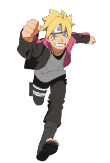 🏃 Boruto Uzumaki Boruto Anime, Cartoon, Charakter, Rennen, Aufgeregt, Boruto telegram sticker