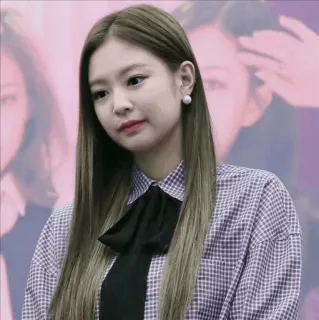 🍑 Jennie kpop, idol, woman, singer, celebrity, portrait telegram sticker