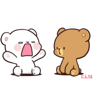 😫 orsi, carino, animato, animali, kawaii telegram sticker
