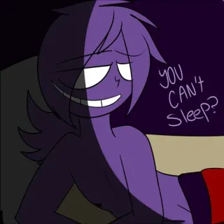 😴 YOU CAN'T SLEEP? telegram sticker