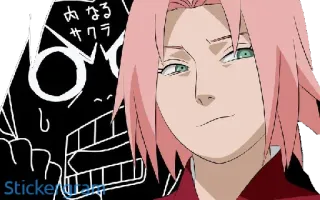 😒 Sakura Haruno Naruto 内なるサクラ Anime, Naruto, Sakura Haruno, Manga, Sticker telegram sticker
