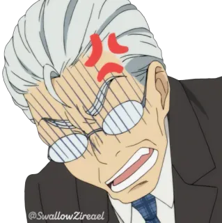 😠 @SwallowZireael Anime, Hoạt hình, Tức giận, Khó chịu, Bực bội, Nhân vật telegram sticker