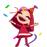 Red Riding Hood telegram stickers