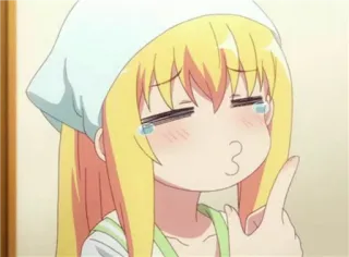 🤕 anime, cartoon, girl, middle finger, offensive, cute telegram sticker