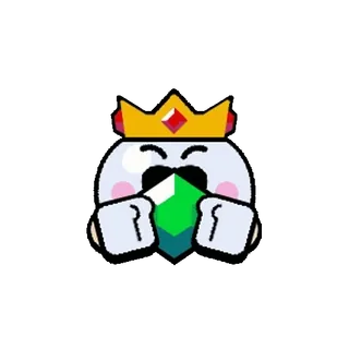 💎 sticker, figur, krone, cartoon, juwel, süß telegram sticker