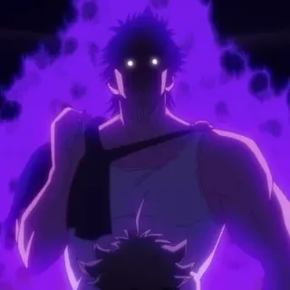 ☘️ Yami Sukehiro Black Clover Anime, Manga, Yami, Black Clover, Charakter, Schatten whatsapp sticker