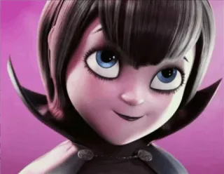 🌸 Mavis Dracula Hotel Transylvania dessin animé, vampire, animation, film, personnage telegram sticker